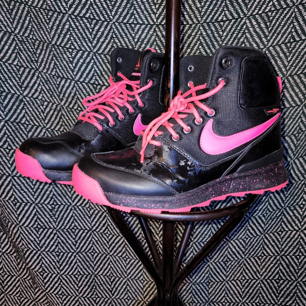 Nike Stasis ACG Pink & Black High Tops